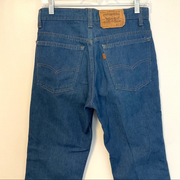 Levi's Vintage 517 Orange Tab Boot Cut Jeans 30”x30” - Picture 6 of 15
